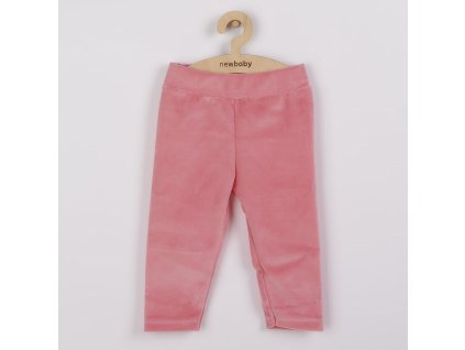 Kojenecké semiškové legíny New Baby For Girls (Barva Růžová, Velikost 68 (4-6m))