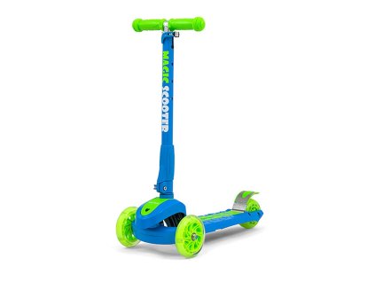 Dětská koloběžka Milly Mally Magic Scooter blue-green (Barva Multicolor)