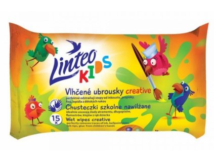 LINTEO BABY Vlhčené ubrousky LINTEO Kids - školní