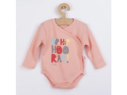 Kojenecké celorozepínací body Koala Hip-Hip růžové (Barva Růžová, Velikost 62 (3-6m))