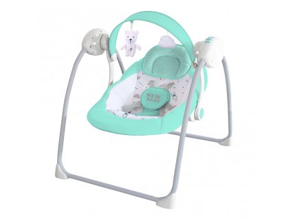 Dětské houpací lehátko NEW BABY TEDDY Mint (Barva Zelená)