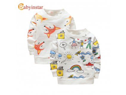 Babyinstar 2018 New Autumn Children Clothe Baby Boys Hoodies Sweatshirts Baby Girl s Clothing Tops Toddler 1