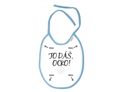 nepromokavy bryndacek baby nellys to das ocko modry