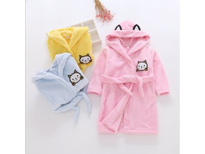 2019 New Soft Children s Robes for 2 6 Years Baby Kids Pajamas Boys Girls Cartoon 6