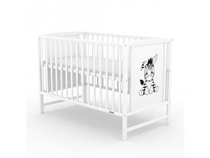 Dětská postýlka New Baby BEA standard Zebra bílá