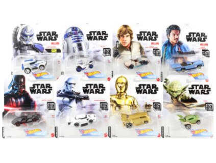 Hot Wheels angličák Star Wars hrdinové GJH91