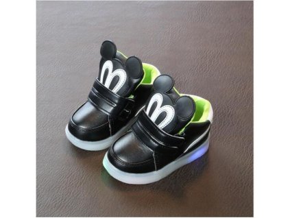 Cute Lovely Princess Boys Girls Boots Cartoon Children Shoes Casual Fashion LED Light Baby Kids Shoes 1