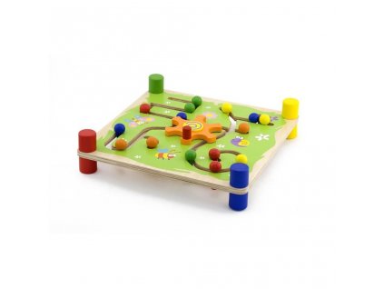 Dřevěná hra Viga Bludiště (Barva Multicolor)