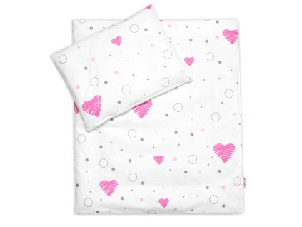 sada do kocarku s vyplni i love girl baby nellys ruzova bila