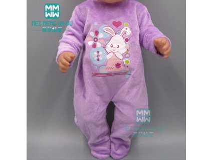 15 Style doll Clothes for 43cm new born doll accessories Casual jacket set baby jumpsuit 2