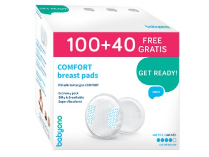 BabyOno Vložky do podprsenky Comfort 100+40 ks