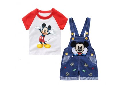 Summer Kids Disney Clothing Sets Cartoon Girls Minnie Mouse Cotton Sleeveless T shirt Shorts 2Pcs Suit.jpg 640x640 (1)