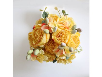 30cm Rose Pink Silk Peony Artificial Flowers Bouquet 5 Big Head and 4 Bud Cheap Fake.jpg 640x6405