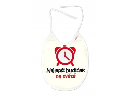 nepromokavy bryndacek 24 x 27 cm nejlepsi budicek na svete baby nellys smetanovy