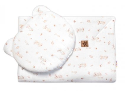 143146 262694 muselinova sada goose teddy 30x35cm 70x100cm 2d baby nellys bila