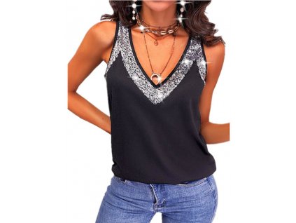 Summer Top Chiffon White T Shirt Fashion V neck Spaghetti Strap Sleeveless Tops Tshirts Casual Loose.jpg 640x640 (1)