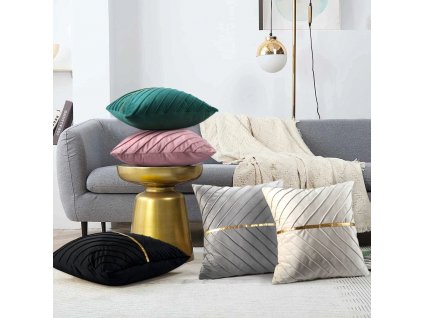 Decorative Velvet Pillow Cover Design Pleated Cushion Covers Pillowcase for Living Room Luxury High Quality Velvet.jpg Q90.jpg (3)