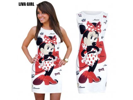 2017 New Summer Fashion Women Dress Cute Cartoon Character Printed Sleeveless Sheath Bodycon Mini Vestidos Party 1