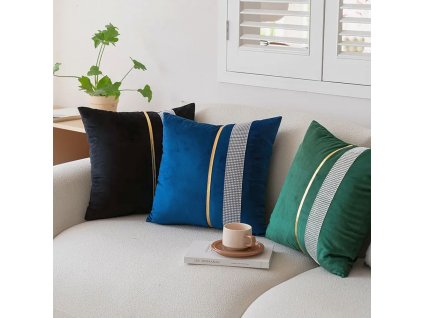 Nordic Cozy Velvet Cushion Cover 45X45CM Diamond Decorative Pillow Case For Sofa Rectangle Luxury Home Pillows.png (2)