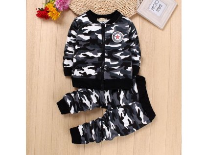 IENENS Winter Kids Baby Boys Girls Warm Camouflage Clothing Sets Coat Pants Children Boy Girl Military 1