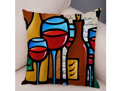 45x45cm Abstract Painting Nordic Style Colorful Cartoon Girlcushion for Sofa Home Cover Decoration Pillowcase.jpg 640x640 (12)