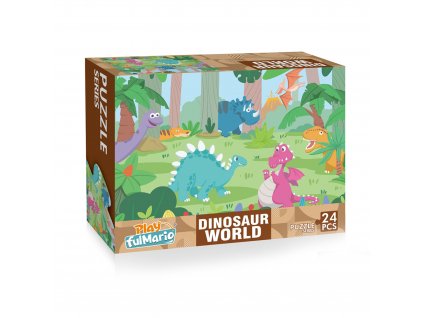 Puzzle s dinosaury 24 dílů 50 x 34 cm