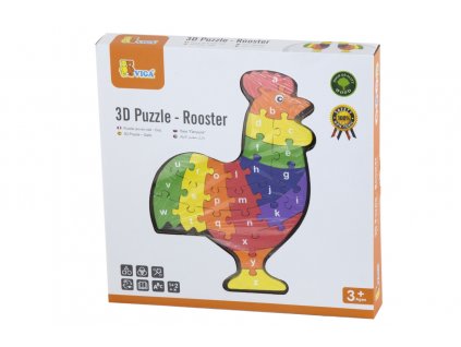 3D Puzzle - Kohout s písmenky