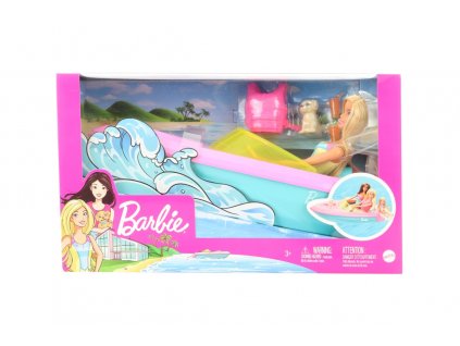 Barbie člun s doplňky GRG30