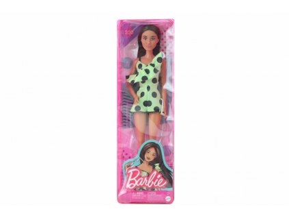 Barbie Modelka - limetkové šaty s puntíky HJR99 TV 1.1.-30.6.