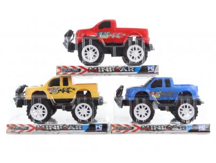 Terénní auto (jeep) na setrvačník