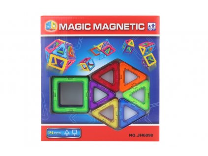 Magnetická stavebnice 14 ks