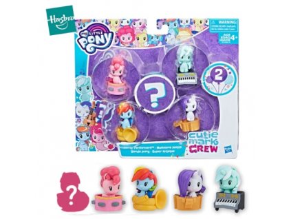 Sada 4 figurek My Little Pony + jedna skrytá figurka