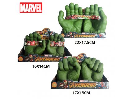 Silikonové rukavice hrdiny Hulka