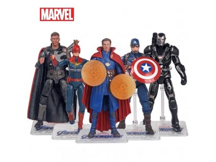 Figurky hrdinů Marvel s vlastním držákem nebo otočným podstavcem