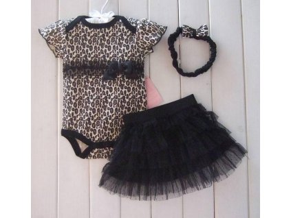 Dívčí leopardí set