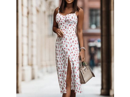 Summer Sexy Midi Dress Women Fashion White Floral Print Backless Beach Sundresses Casual Slim Slit Sleeveless.jpg 640x640 (3)