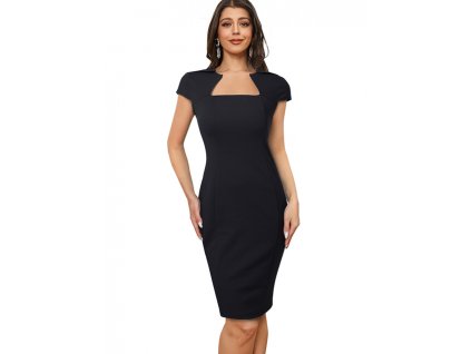 Nice Forever Summer Women Classy Square Collar Elegant Dresses Formal Business Elegant Bodycon Dress B737.jpg 640x640