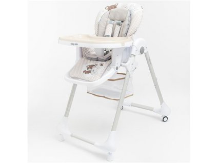 Jídelní židlička Baby Mix Infant latte (Barva Béžová)