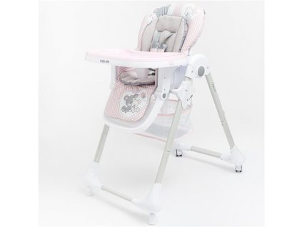 Jídelní židlička Baby Mix Infant pink (Barva Růžová)
