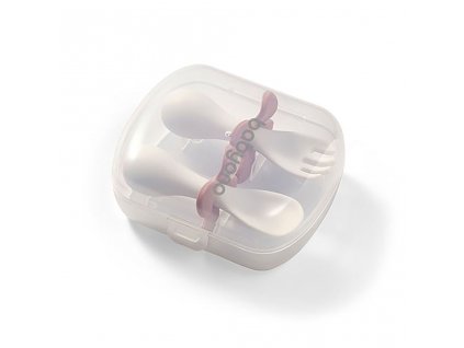 Ergonomický příbor pro děti Baby Ono růžový (Barva Dle obrázku)