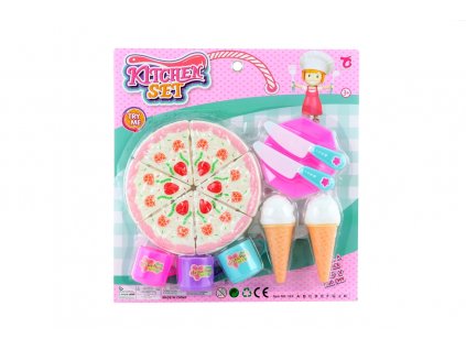 Krájení dortu s doplňky