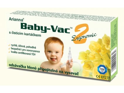 Arianna Kojenecká odsávačka hlenů - Arianna Baby-vac 2 s čisticím kartáčkem