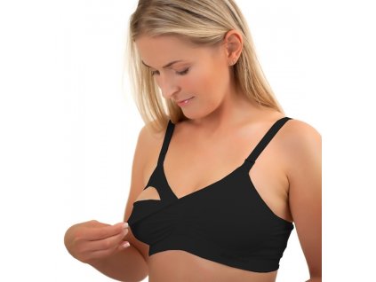 BabyOno Kojící podprsenka černá, C - 80-85cm (Velikosti těh moda koj. podprsenka E)