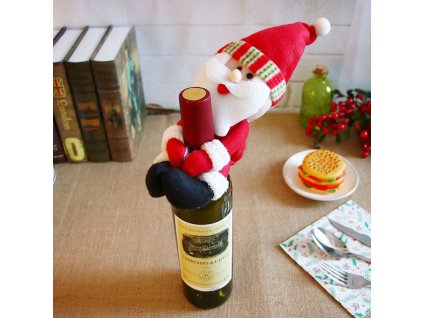 New Year 2023 Gift Santa Claus Wine Bottle Dust Cover Xmas Noel Christmas Decorations for Home.jpg 640x640 (24)