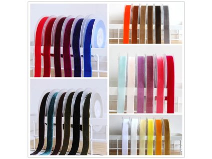 6 9 15 25mm Single Face Velvet Ribbon for Handmade Gift Bouquet Wrapping Supplies Home Party.jpg (1)