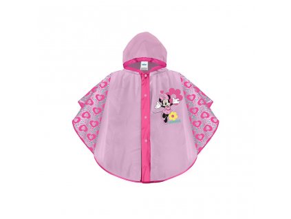 Dívčí pláštěnka pončo Perletti Minnie (Barva Růžová)