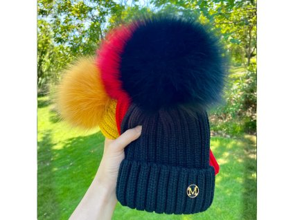 Cllikko Brand 2022 Winter Female Fur Pom Poms hat Winter Hat For Women Girl s Hat.jpg 640x640 (1)