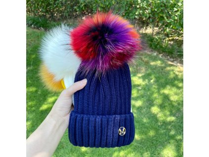 Cllikko Brand 2022 Winter Female Fur Pom Poms hat Winter Hat For Women Girl s Hat.jpg 640x640 (24)