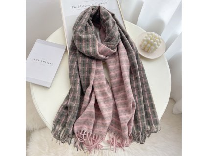 Luxury Plaid Scarf Winter Warm Cashmere Women Long Pashmina Foulard Female Scarves Lady Tassel Shawl Wraps.jpg 640x640 (9)
