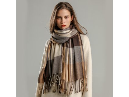 Luxury Plaid Scarf Winter Warm Cashmere Women Long Pashmina Foulard Female Scarves Lady Tassel Shawl Wraps.jpg 640x640 (18)
